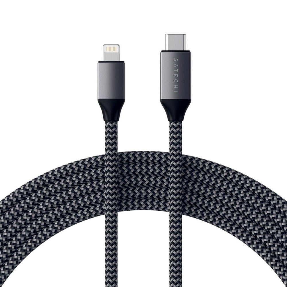 Satechi USB-C To Lightning Cable 1.8w. Space Grey