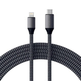 Satechi USB-C To Lightning Cable 1.8w. Space Grey