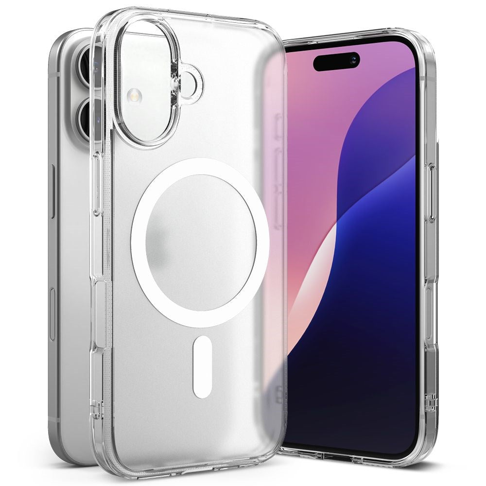 iPhone 16 Ringke Fusion Cover - MagSafe Kompatibel - Matte Transparent