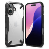 iPhone 16 Ringke Fusion X Cover - Transparent / Black