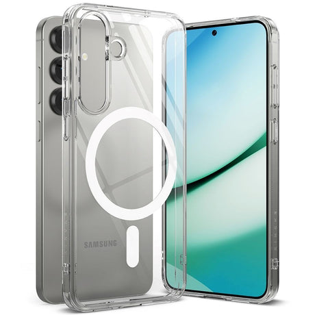 Samsung Galaxy S25 Ringke Fusion Magnetic Case - MagSafe Compatible - Transparent