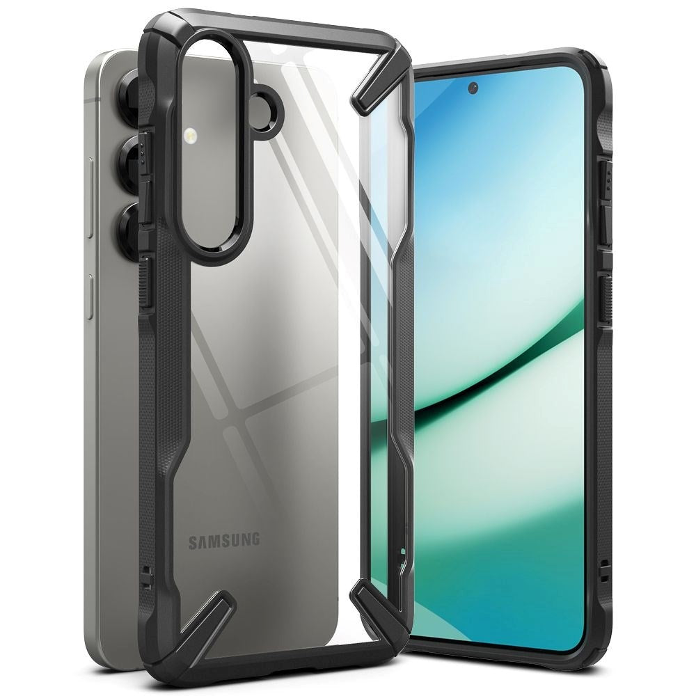 Samsung Galaxy S25+ (Plus) Ringke Fusion X Case - Transparent / Black