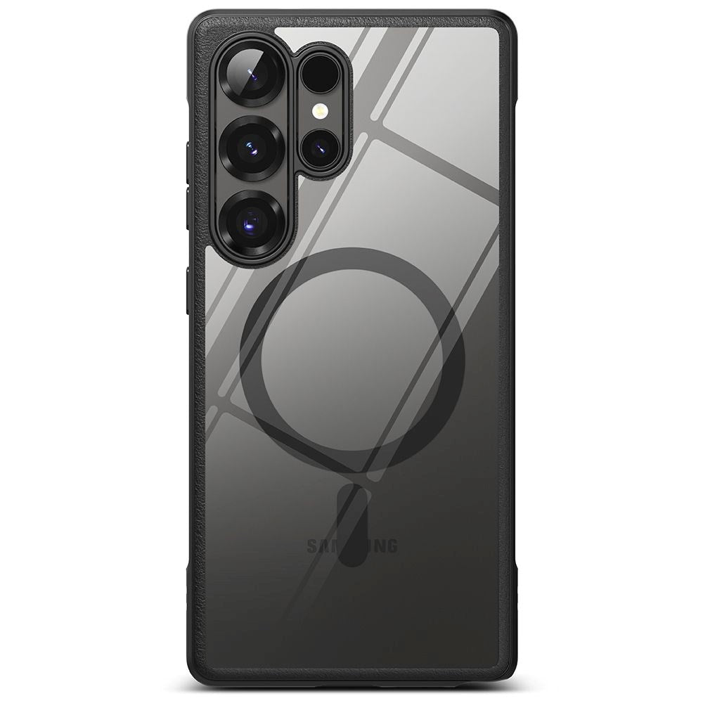 Samsung Galaxy S25 Ultra Ringke Fusion Bold Case - MagSafe Compatible - Transparent / Black
