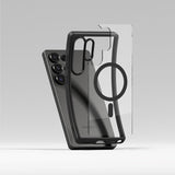 Samsung Galaxy S25 Ultra Ringke Fusion Bold Case - MagSafe Compatible - Transparent / Black