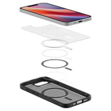 iPhone 16e Spigen Crystal Hybrid Case - MagSafe Compatible - Black