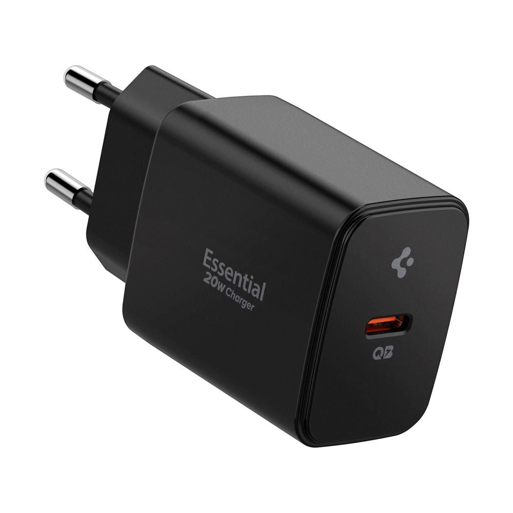 Spigen 20W Wall Charger with 1x USB-C - Black