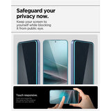 Samsung Galaxy S25 / S24 Spigen Glass tR EZ Fit HD Screen Protector Glass - Privacy - 2 pcs - Transparent