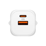 Spigen Essential 35W Wall Charger with 1 x USB-C & 1 x USB-A - White