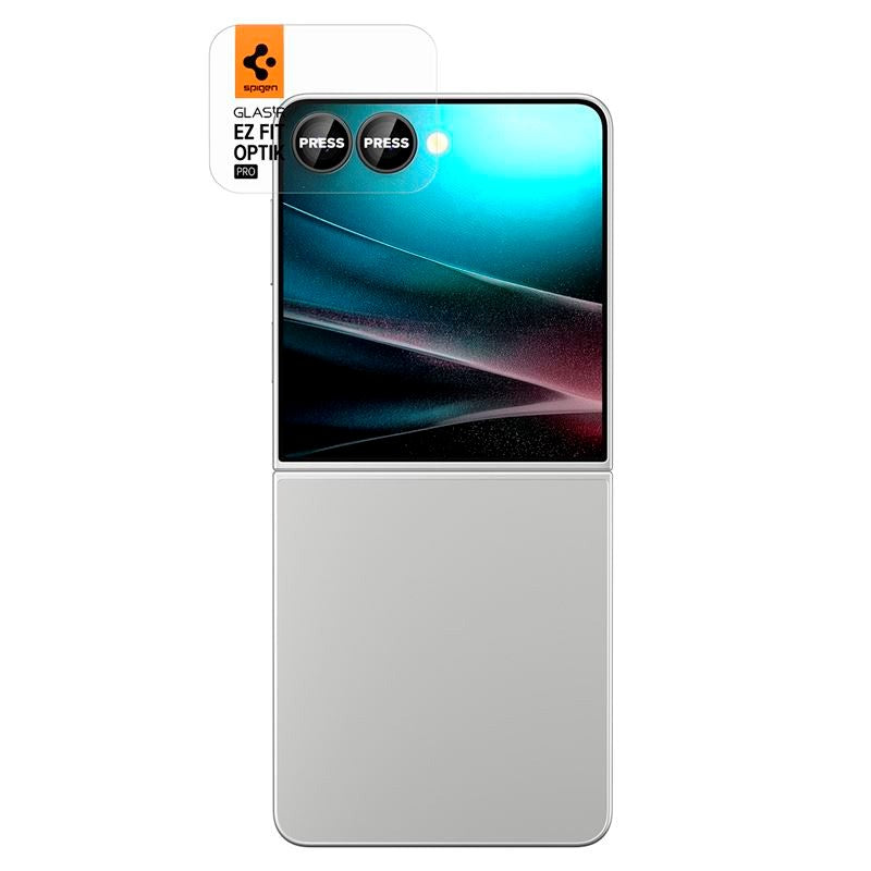 Samsung Galaxy Z Flip7 Spigen Glass tR EZ Fit Optik Pro HD - 2 pcs - Black