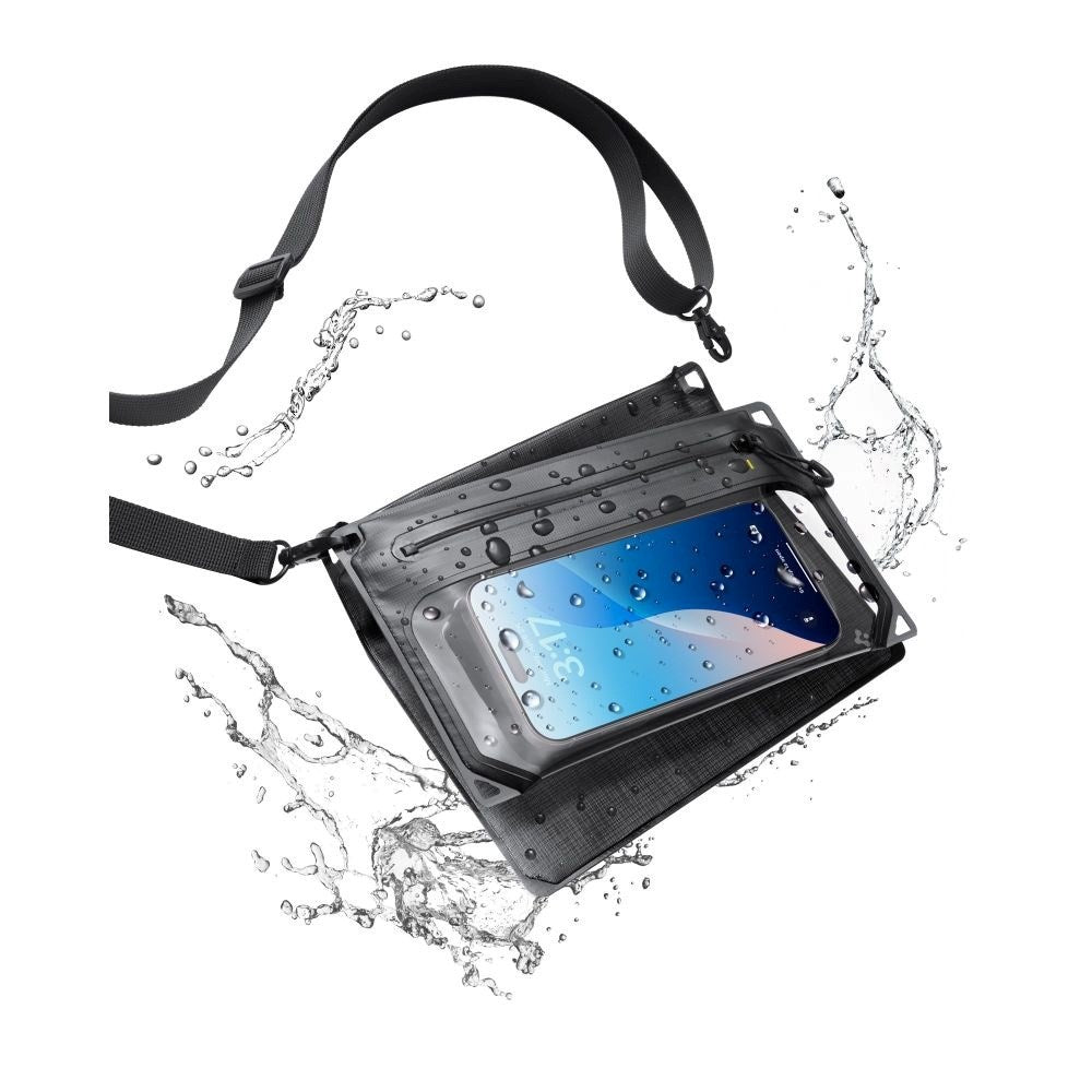 Spigen Aqua Shield 2-in-1 Waterproof Case with Strap - Black / Transparent