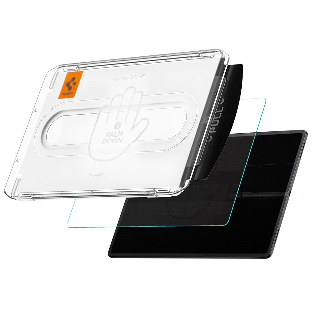 Samsung Galaxy Tab S11 Ultra Spigen Glass tR EZ Fit Pro Screen Protector Glass with Installation Frame - Transparent