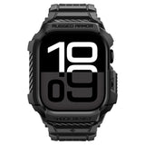 Apple Watch 11 (42mm) Spigen Rugged Armor Pro 2 Case with Strap - Black