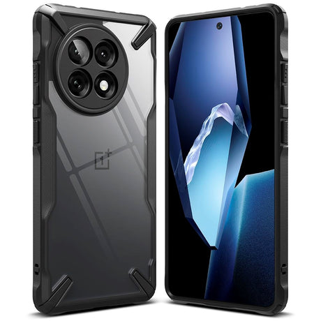 OnePlus 13R Ringke Fusion X Case - Black / Transparent
