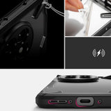 OnePlus 13R Ringke Fusion X Case - Black / Transparent