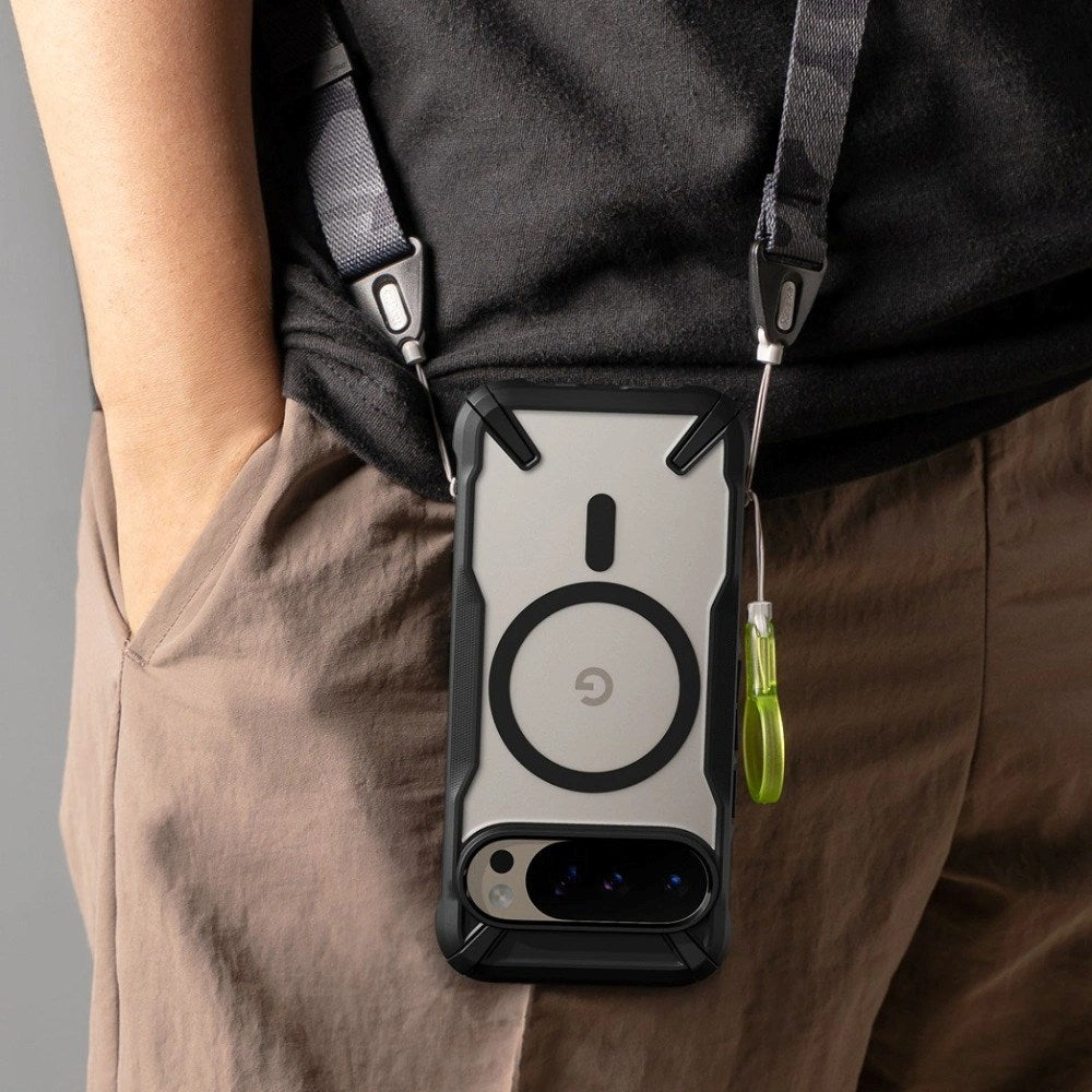 Google Pixel 10 / 10 Pro Ringke Fusion X Case - MagSafe Compatible - Black / Transparent