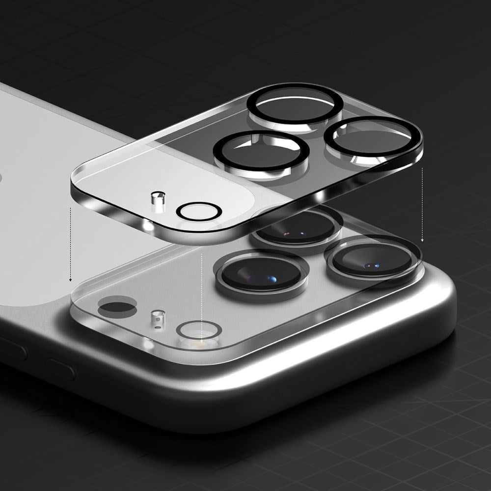 iPhone 17 Pro Ringke Protective Glass for Camera Lens 2-pack - Transparent / Black