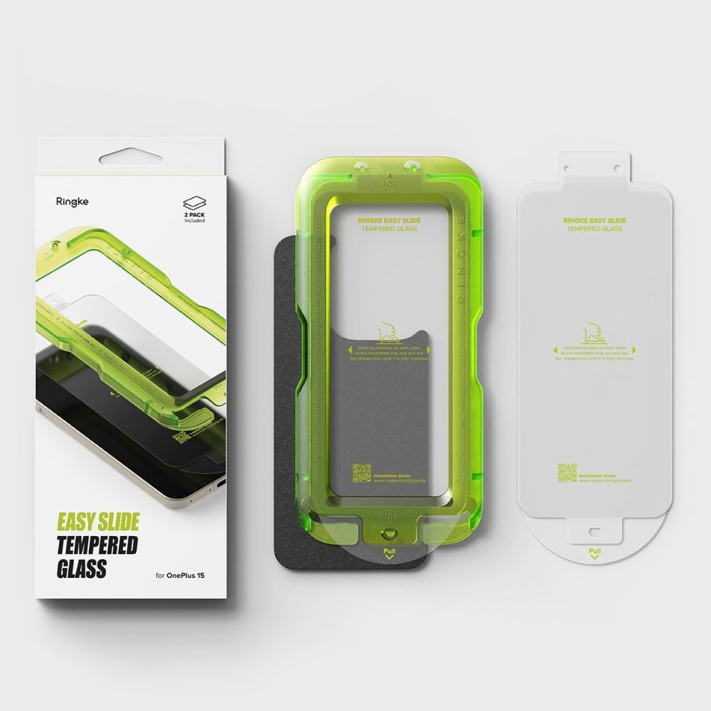 OnePlus 15 Ringke Screen Protector Glass 2-Pack - Transparent