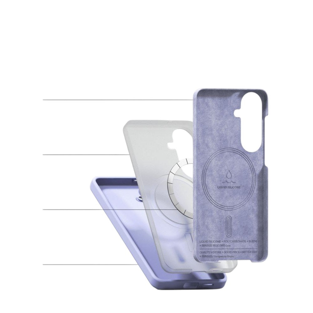 Samsung Galaxy S26 Ringke Silicone Case - MagSafe Compatible - Purple