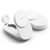 Ringke 3-in-1 Qi2 Foldable Wireless Charger – 25W – MagSafe Compatible – White