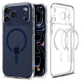 iPhone 17 Pro Spigen Ultra Hybrid Case - MagSafe Compatible - Transparent / Blue