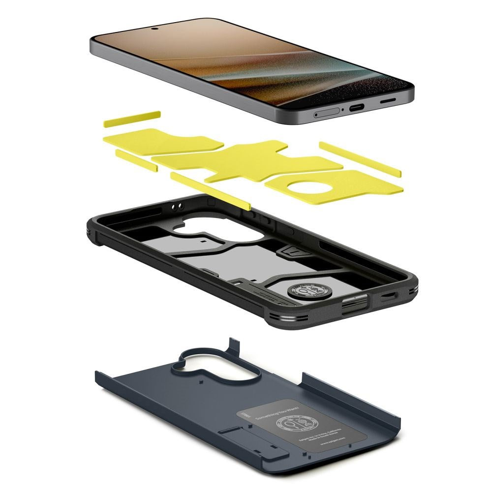 Samsung Galaxy A57 Spigen Tough Armor T Case with Kickstand  - Blue
