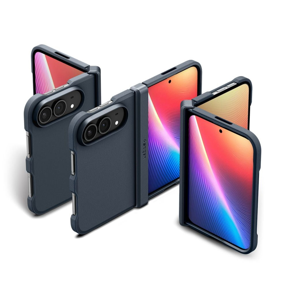 iPhone Duo Spigen Tough Amor Mag Case - MagSafe Compatible - Blue