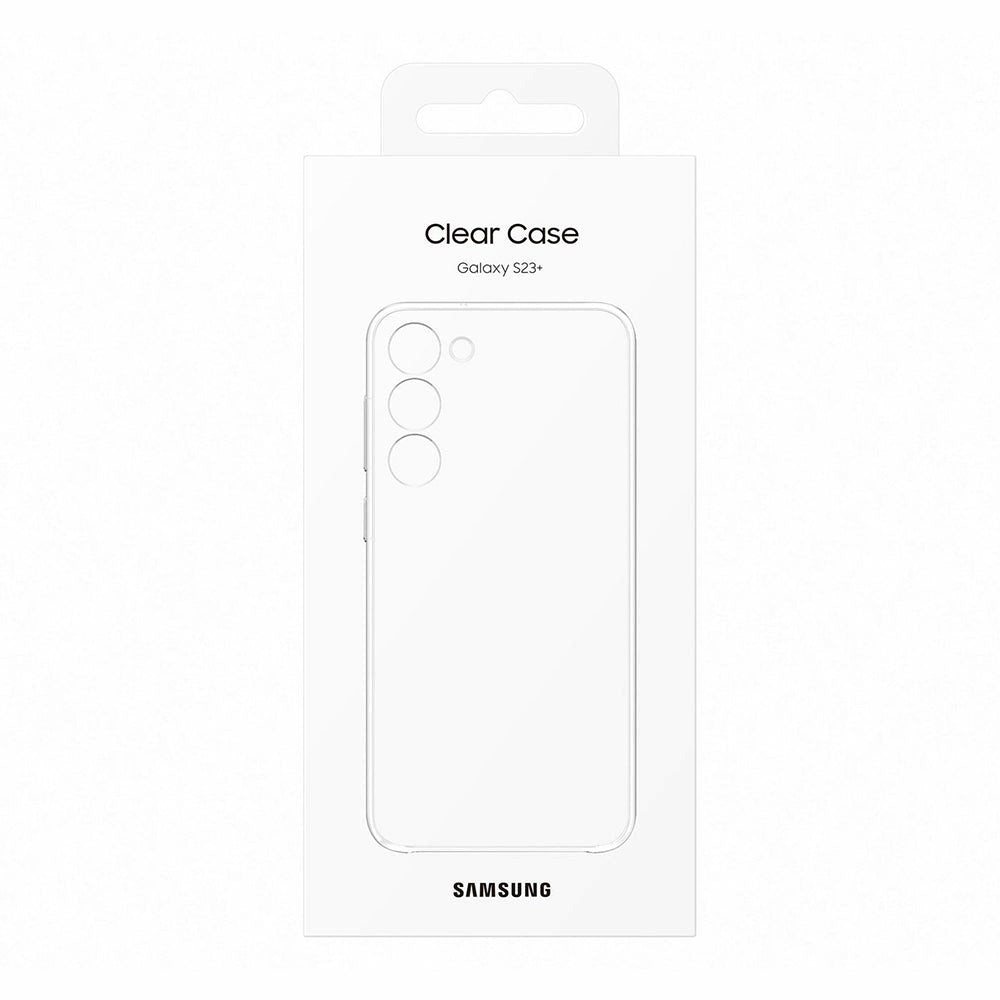 Original Samsung Galaxy S23+ (Plus) Clear Case EF-QS916CTEGWW - Transparent