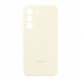 Original Samsung Galaxy S23+ (Plus) Silicone Case - Cream Hvit (EF-PS916TUEGWW)