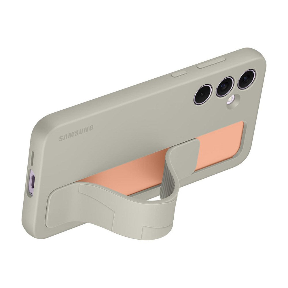 Original Samsung Galaxy A55 (5G) Standing Grip Case - Gray (EF-GA556TJEGWW)