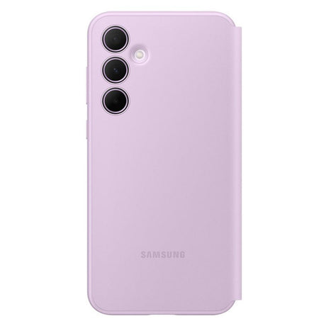 Original Samsung Galaxy A35 (5G) Smart View Wallet Case - Lavender (EF-ZA356CBEGWW)