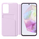 Original Samsung Galaxy A35 (5G) Smart View Wallet Case - Lavender (EF-ZA356CBEGWW)