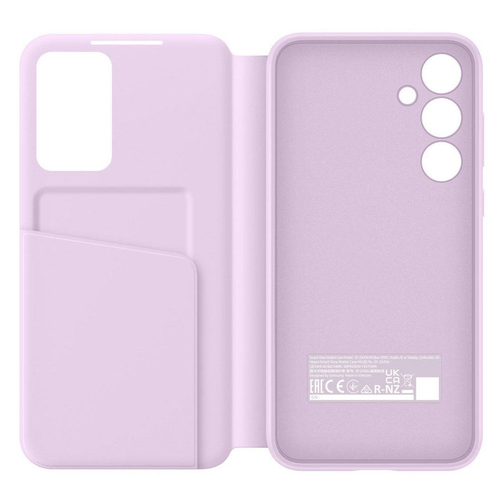 Original Samsung Galaxy A35 (5G) Smart View Wallet Case - Lavender (EF-ZA356CBEGWW)