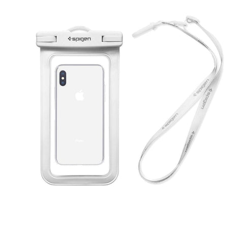 Spigen A600 Universal Waterproof Case Pouch - White / Transparent (Max. Phone: 163 x 90mm)