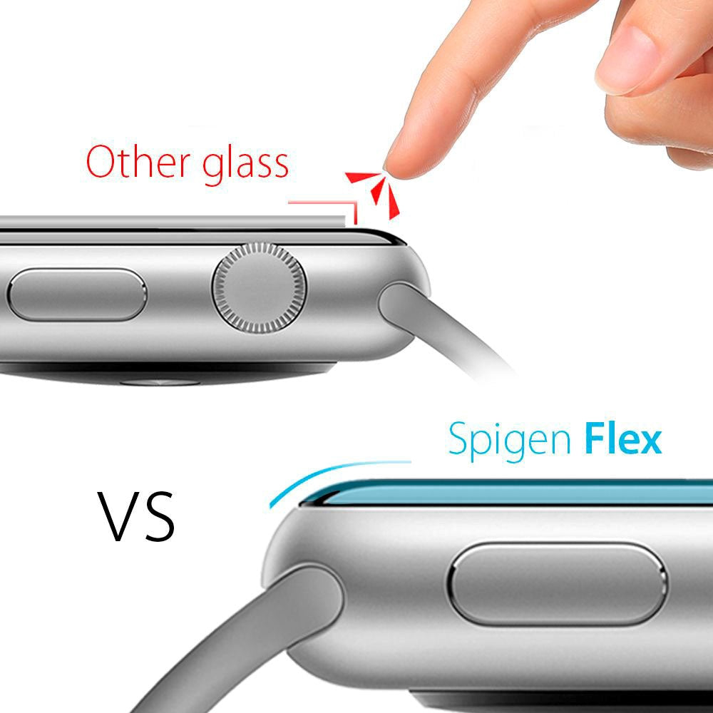 Spigen Apple Watch (41 / 40 mm) NeoFlex Protective Film - 3-Pack - Transparent