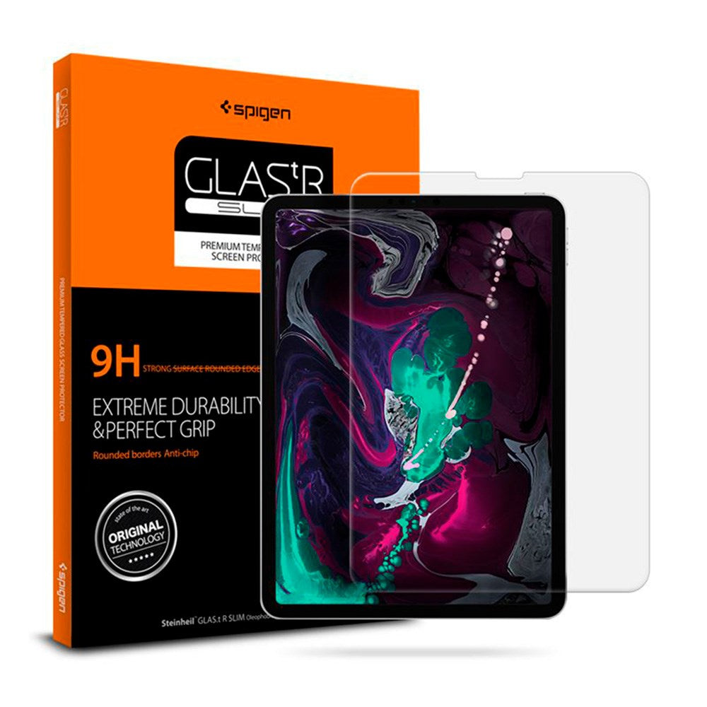 iPad Air (2022 / 2020) / 11" Pro (2022 / 2021 / 2020 / 2018) Spigen Glass.Tr Slim Screen Protector - Tempered Glass - Transparent