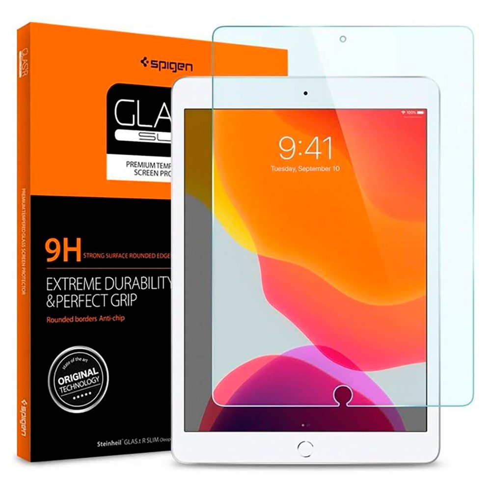 iPad 10.2" (2021 / 2020 / 2019) Spigen Glass.Tr Slim Screen Protector - Tempered Glass - Transparent