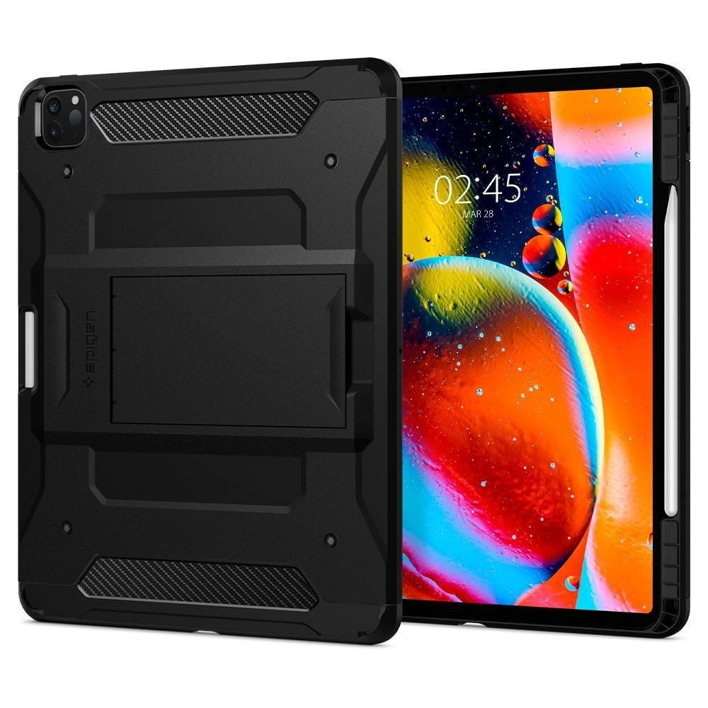 iPad Pro 11" (2022 / 2021 / 2020 / 2018) Spigen Tough Armor Pro Case w. Kickstand - Black