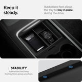 Spigen Center Console for Tesla Model 3 (2022-23) / Model Y (2021-24) - Black