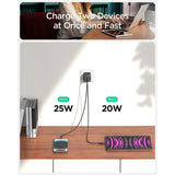 Spigen ArcStation PD 45W GaN Wall Charger with 2 x USB-C - Black