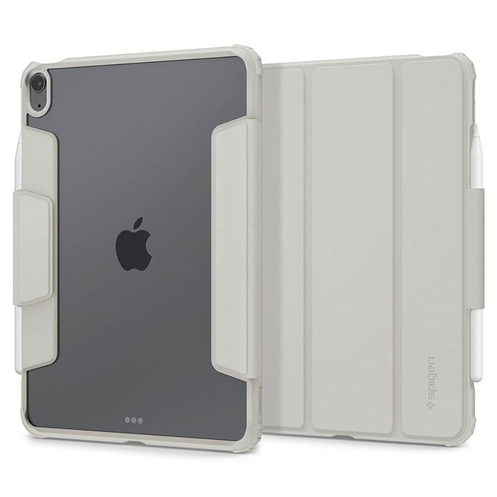 iPad Air 10.9-11" (2024-2020) Spigen Air Skin Pro Leather Flip Case - Gray