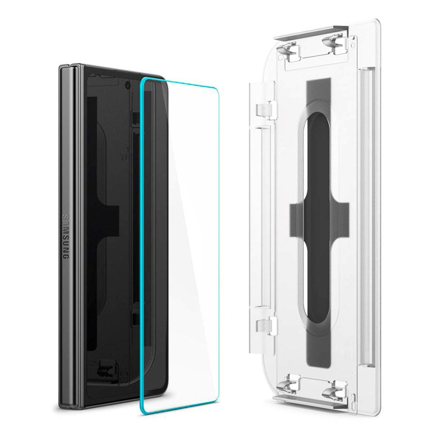 Spigen Samsung Galaxy Z Fold5 EZ Fit Glas.tR Screen protector - 2 pcs. - Case Friendly - Transparent