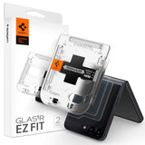 Spigen Samsung Galaxy Z Fold5 EZ Fit Glas.tR Screen protector - 2 pcs. - Case Friendly - Transparent