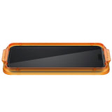iPhone 15 Pro Spigen Glass tR AlignMaster Screen Protector Glass - 2 pcs - Transparent / Black Edge