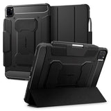 iPad Pro 11" (2024) Spigen Rugged Armor Pro Case w. Apple Pencil Holder - Black