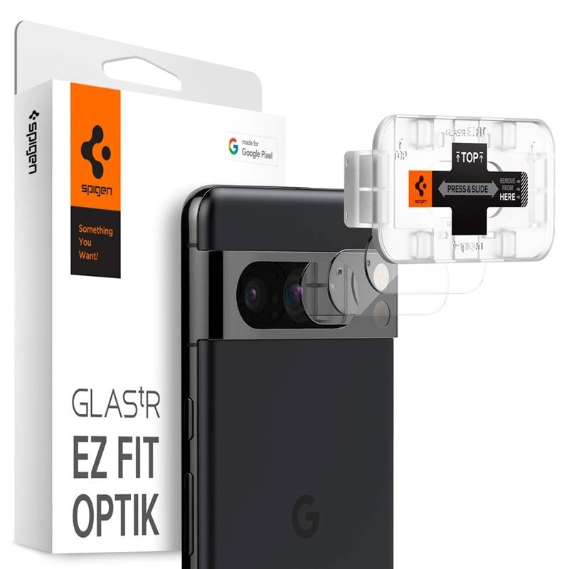 Google Pixel 8 Pro Spigen EZ Fit. tR Optik Camera Lens Protection - 2 Pcs - Transparent