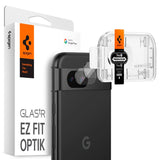 Google Pixel 8a Spigen Camera Lens Protective Glass - Black / Transparent - 2 pcs.