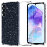 Samsung Galaxy A55 (5G) Spigen Liquid Crystal Glitter Case - Transparent