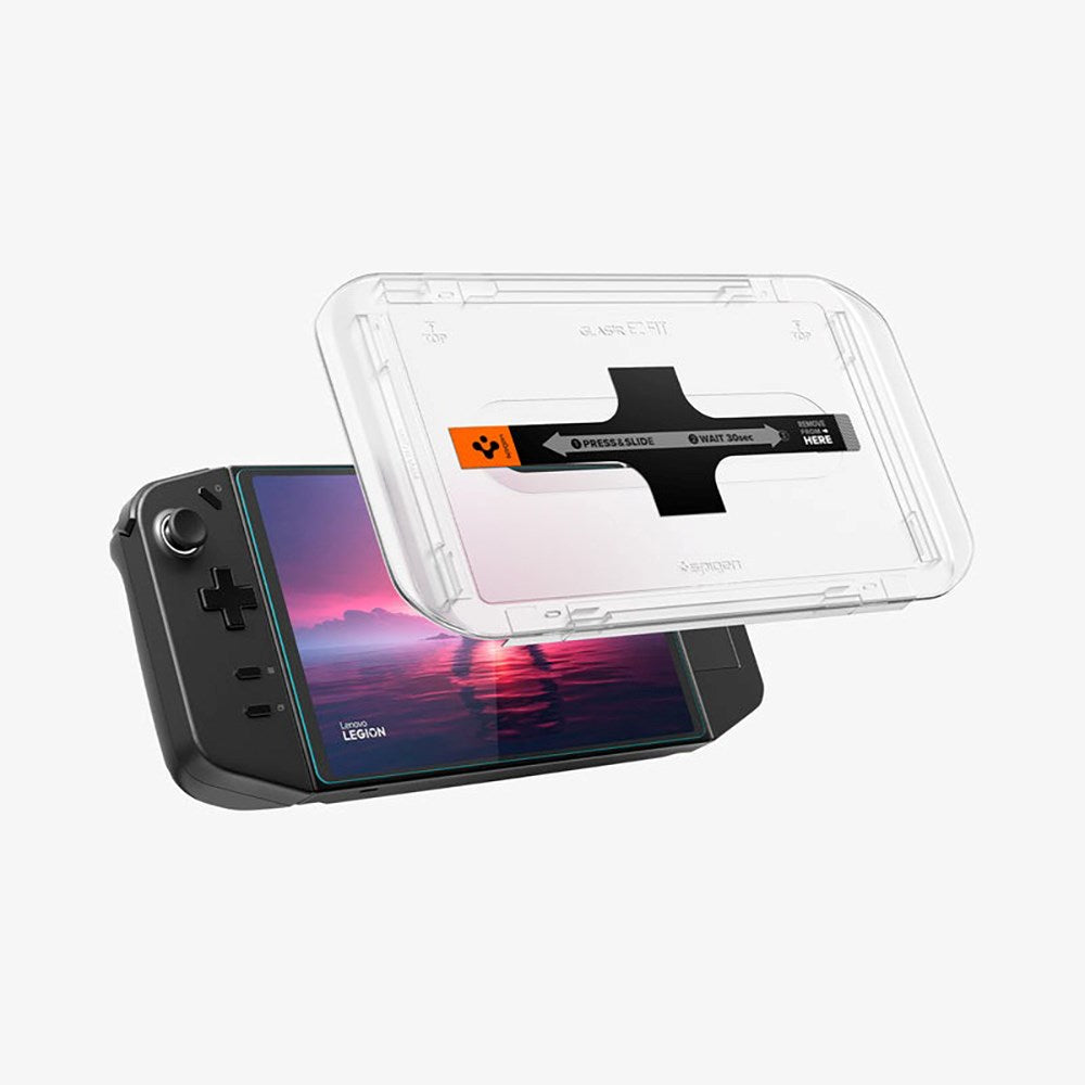 Lenovo Legion GO Spigen EZ Fit Glas.tR Screen Protection - Case Friendly - Transparent