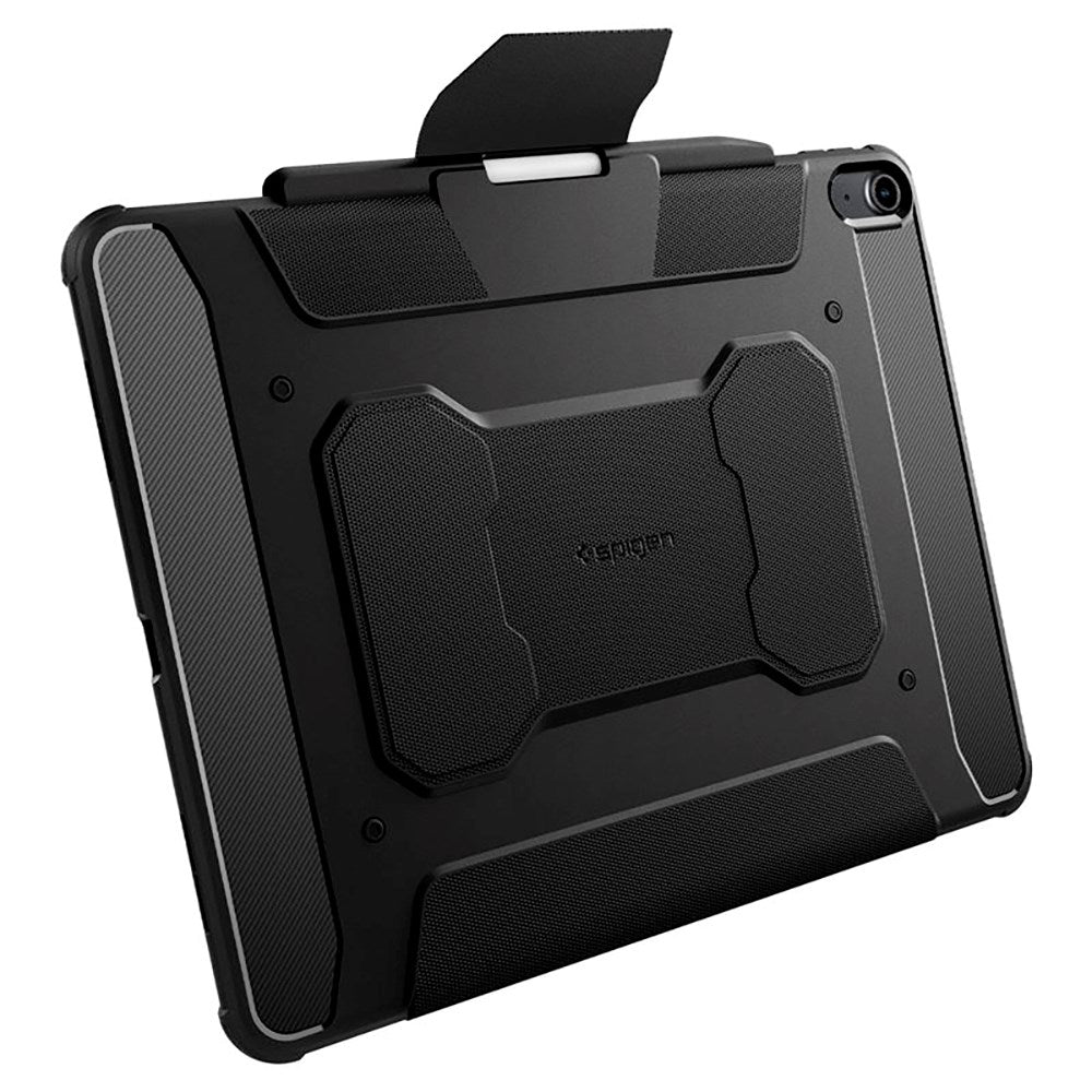 iPad Air 13" (2024) Spigen Rugged Armor Pro Case w. Apple Pencil Holder - Black