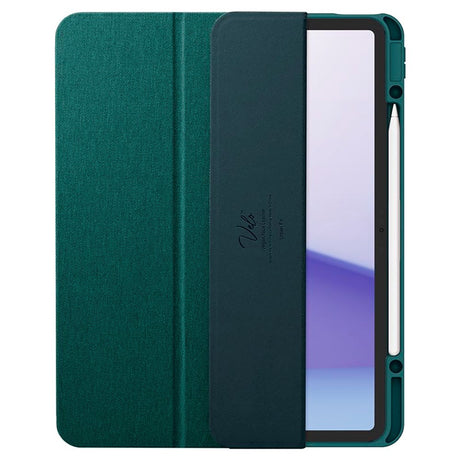 iPad Air 13" (2024) Spigen Urban Fit Fabric Case w. Pen Holder - Green